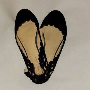 Modcloth/Bamboo Scalloped Inlay Ballet Flats